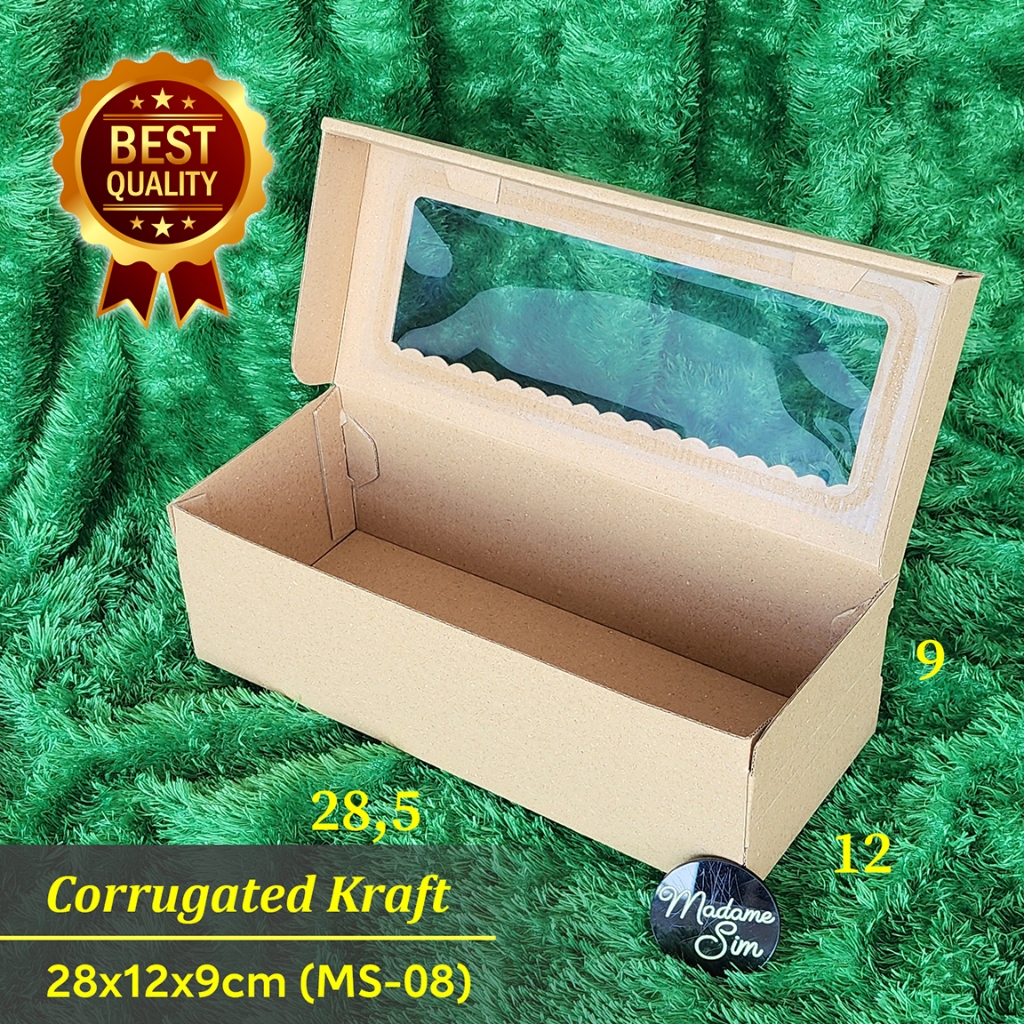 

DUS BOLU GULUNG - KOTAK ROTI BREAD - BOX KEMASAN 28x12x9 - MS-08 (ISI : 10 PCS)