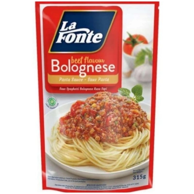 

LAFONTE Saos Pasta Bolognese Beef 315gr