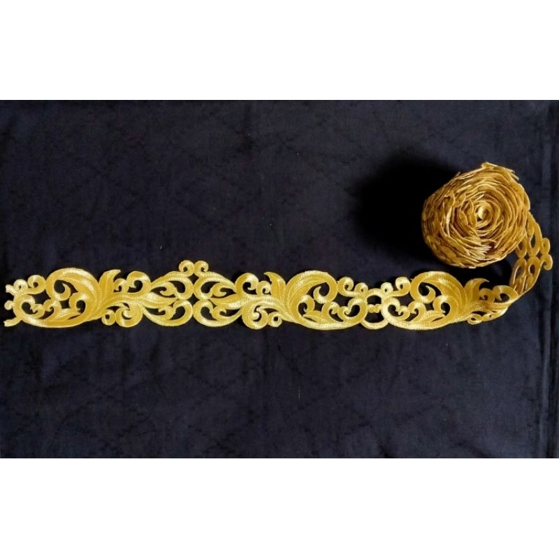 Renda Meteran Pinggiran Kebaya/Roll Bordir Murah