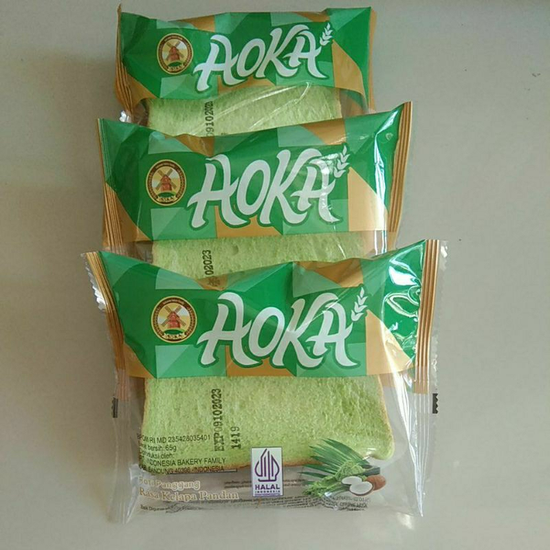 

GROSIR - ROTI AOKA KELAPA PANDAN / AOKA / ROTI VIRAL 1 PCS