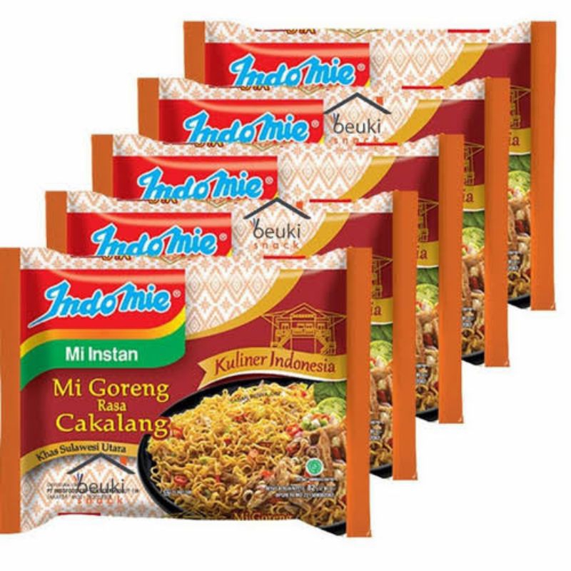 INDOMIE GORENG CAKALANG/INDOMIE KUAH CAKALANG ISI 5 PCS
