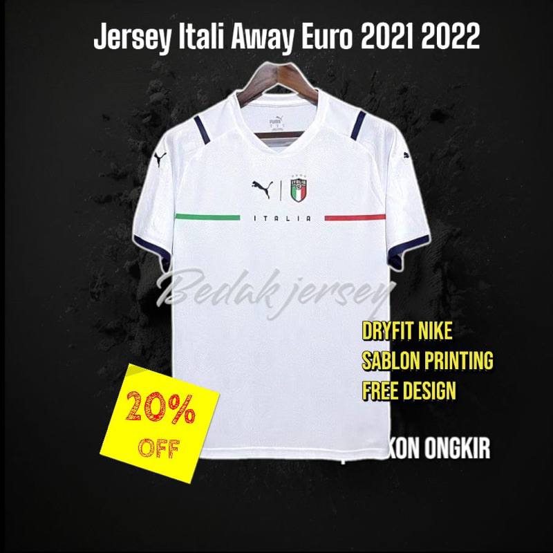 Jersey Itali Away Euro 2021 2022