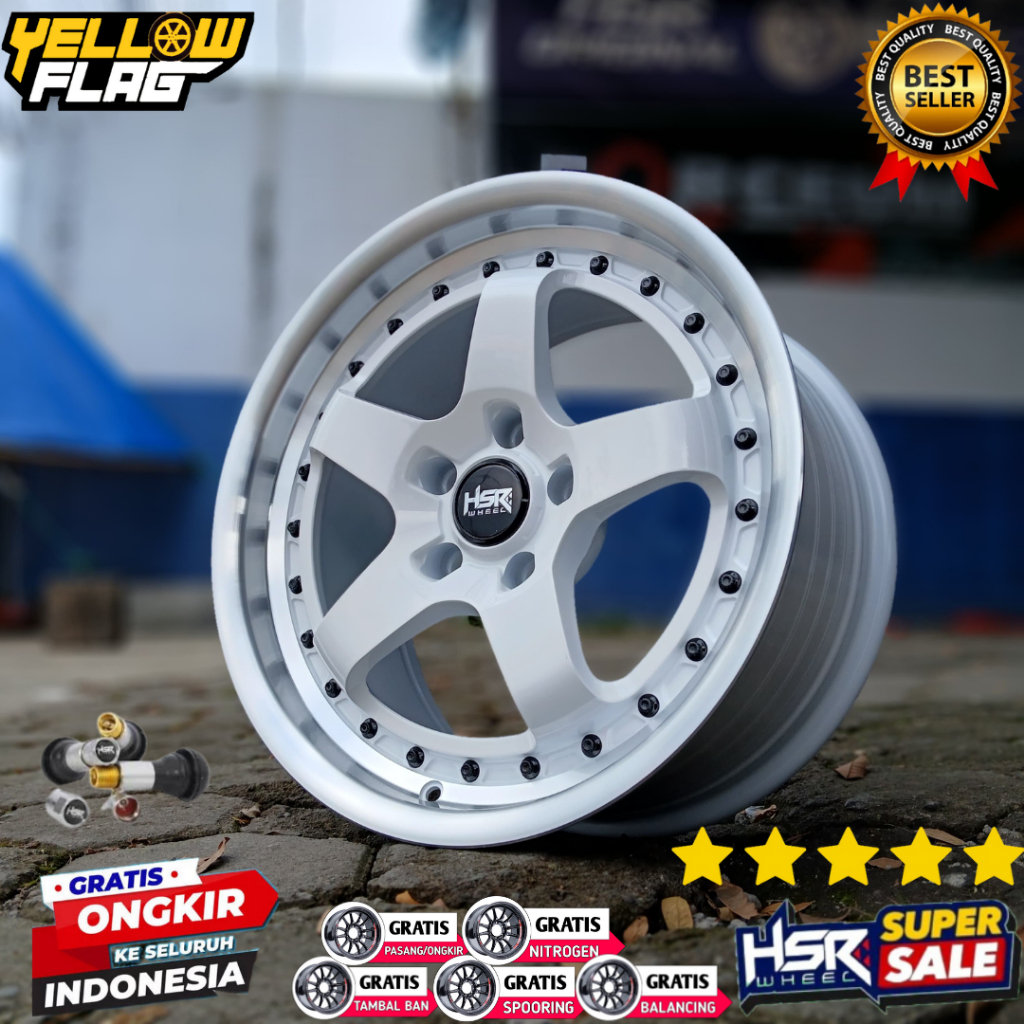 VELG MOBIL RACING CELONG RING 17 HSR BOB R17X7,5 PCD 5X114,3 FOR INNOVA XPANDER TERIOS R17