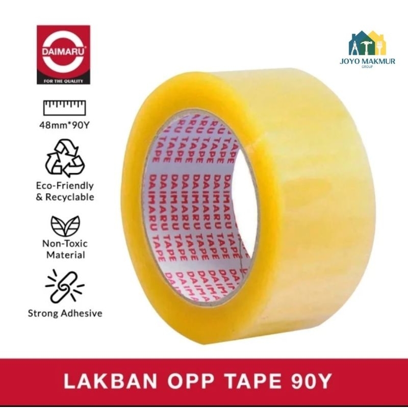 

Daimaru OPP Lakban Bening 2 Inch 48mm 90Y