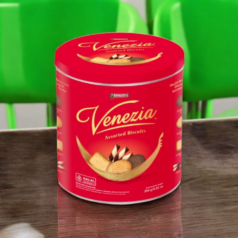 

Arnott's Venezia Assorted Biscuits Kaleng 250g