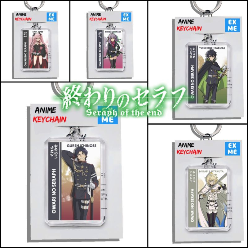 Gantungan Kunci Owari No Seraph - Keychain Seraph of the end - Ganci Anime - Gantungan Kunci Yuichir