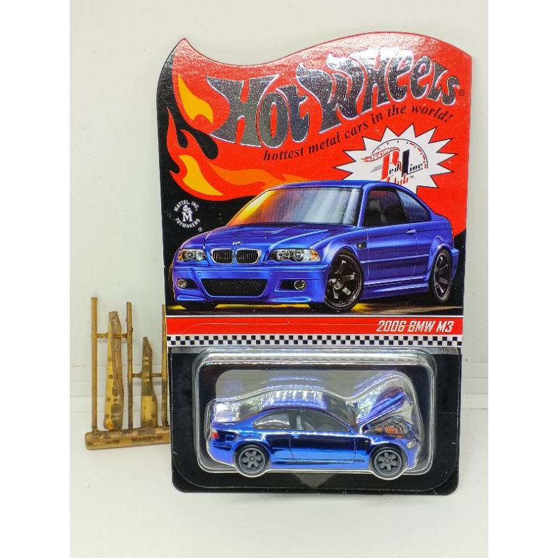 Hot Wheels 2006 BMW M3 Red Line Club Blue 4 Digit SEGEL