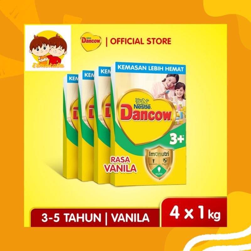 

(4PCS) DANCOW 3+ MADU VANILA 1KG