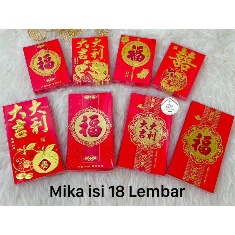 

{MIKA} ANGPAO IMLEK FUK 2025 / KERTAS AMPLOP ANGPAU SHIO ULAR FUK KEMASAN KOTAK MI