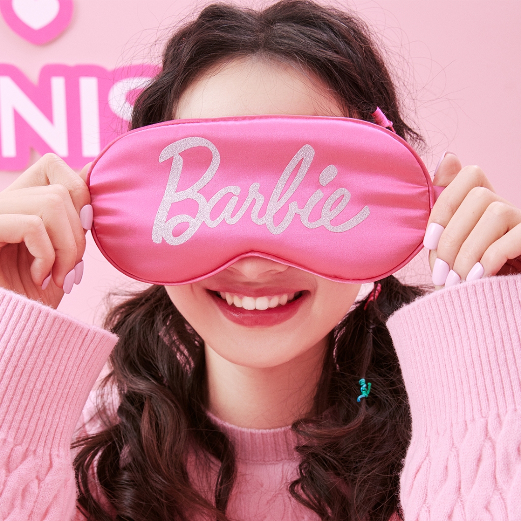 Miniso X Barbie Shining Collection Penutup Mata Eye Mask Tidur Sleep Mask Masker Travel Sleeping