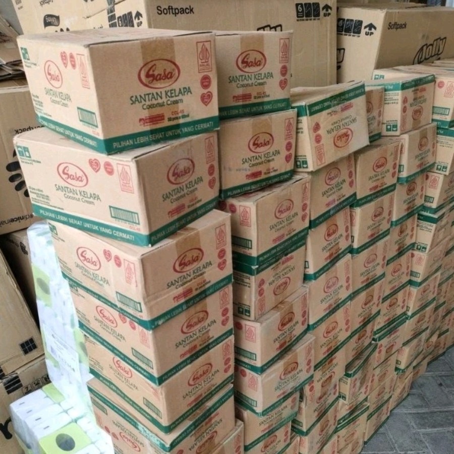 

Sasa Santan Kelapa Cair Halal 65ml Isi 32 Pcs