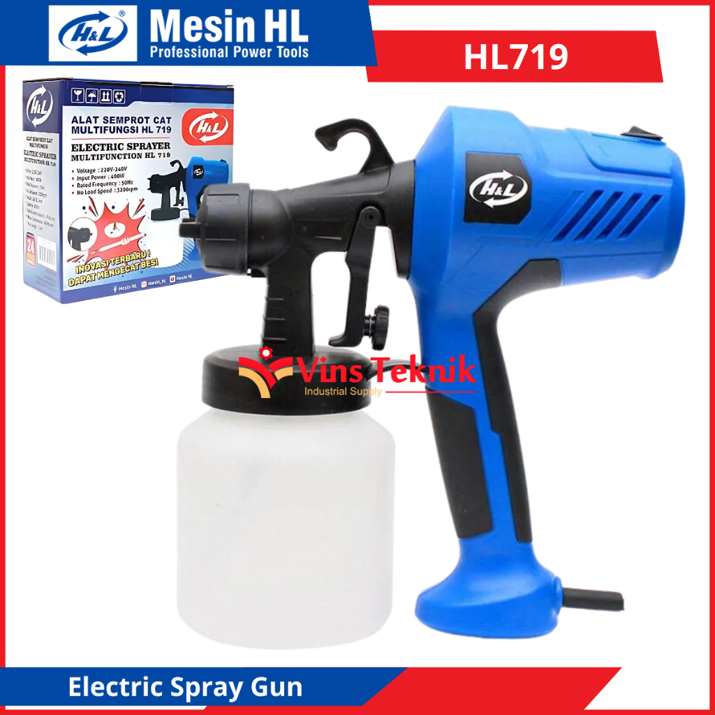 Semprot Cat Electric Spray Gun HL 719 H&L HL719