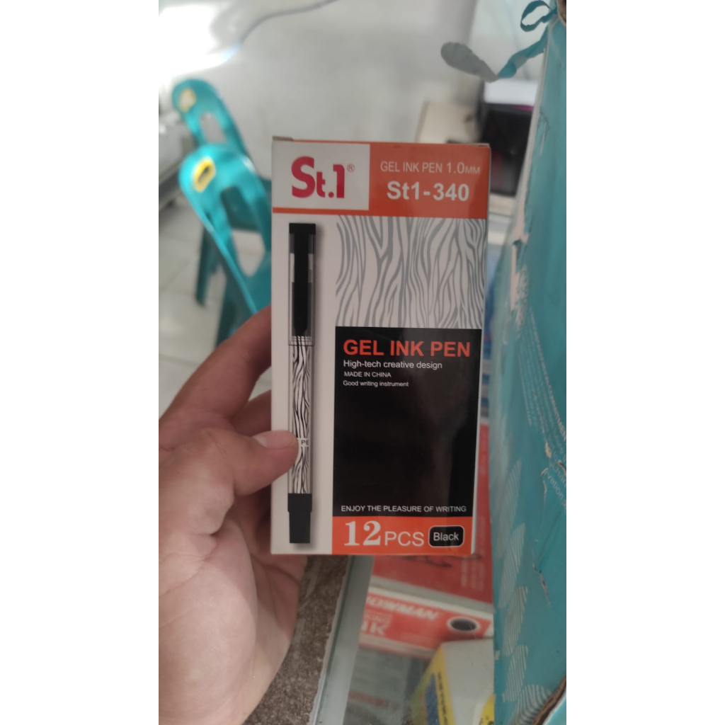 

Pulpen Tanda Tangan Gel Line ST.1TG-340/ 1.0 mm - Hitam