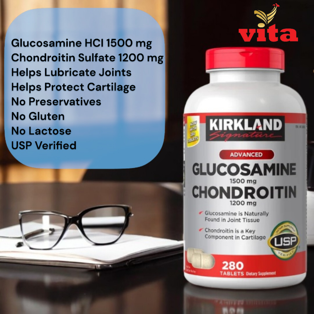 Kirkland Signature Advanced Glucosamine Chondroitin 280 Tablets