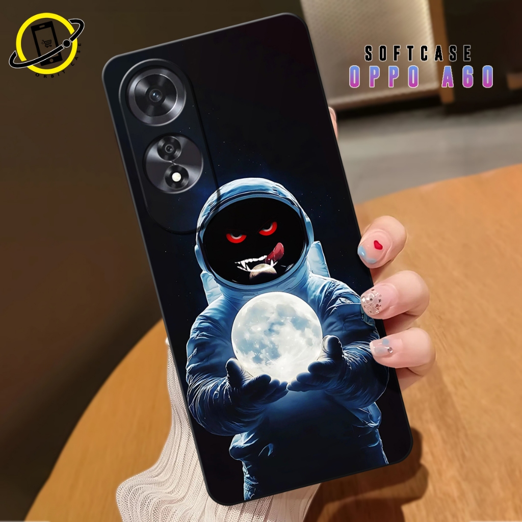 Orbit - Softcase Untuk OPPO A60 Terbaru - Motif Desain Premium 2025 - Case Protect Camera - Case Hp 