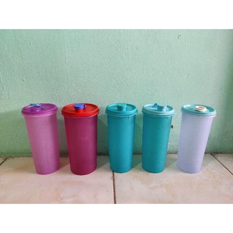 (Ready Medan) Preloved Tupperware Slim Line 1L