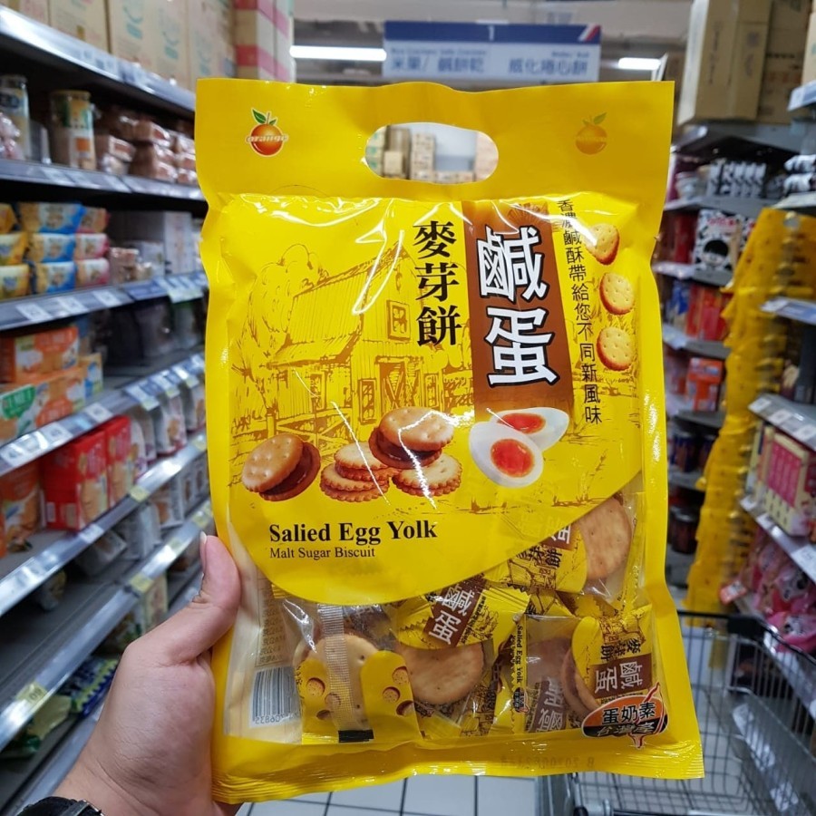 

Taiwan Biskuit Salted Egg Malt Sugar Biskuit 150gram