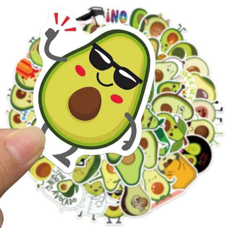 

Stiker Buah Avocado Stiker Alpukat