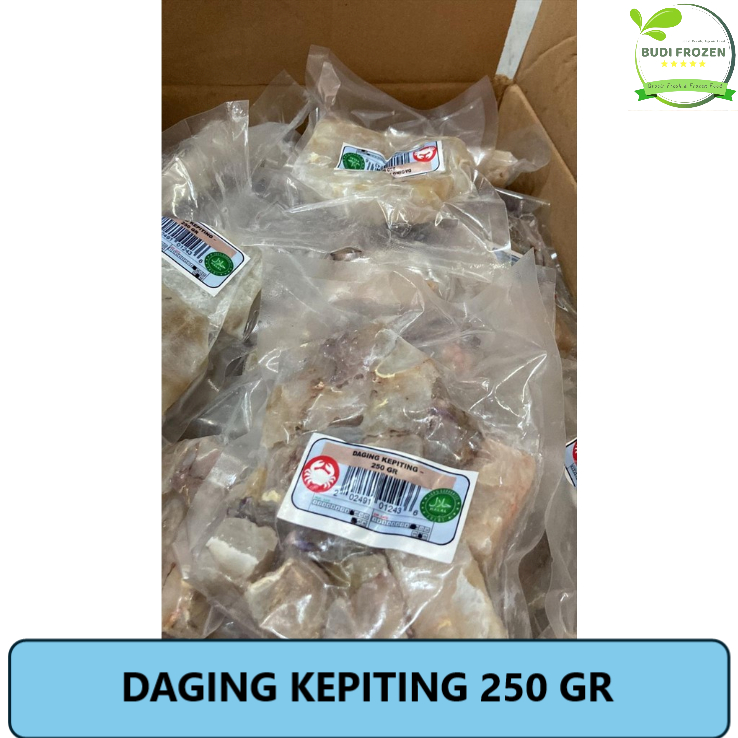 

DAGING KEPITING / DAGING KEPITING MURNI – KUALITAS EKSPOR – 250 GR