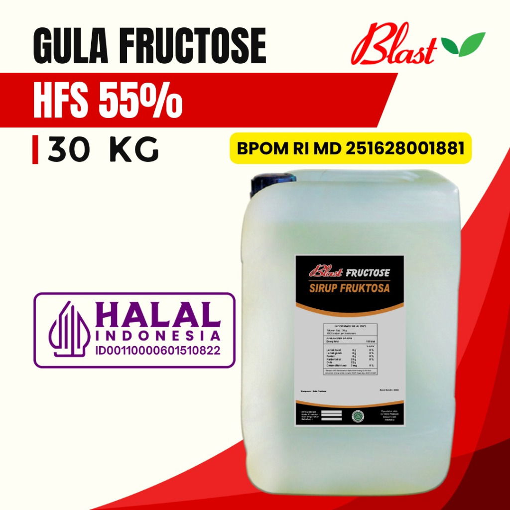 

Premium Fructose 30 KG / Gula Cair Premium - Gula Singkong Cair