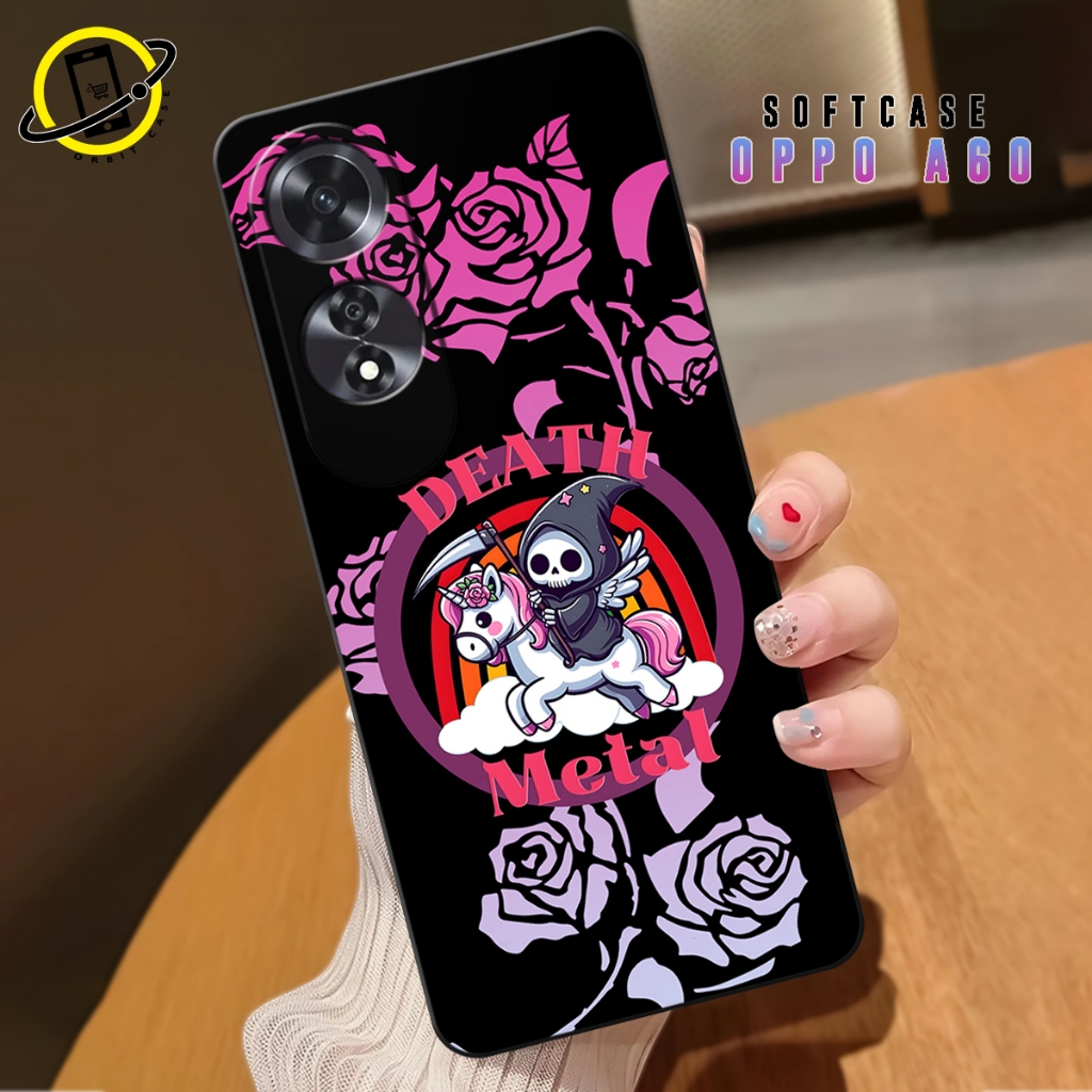 Orbit - Softcase Untuk OPPO A60 Terbaru - Motif Desain Premium 2025 - Case Protect Camera - Case Hp 