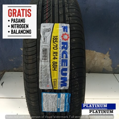 BAN MOBIL MURAH FORCEUM 185 70 RING14 ECOSA II185 70 R14 TAHUN PRODUKSI TERBARU