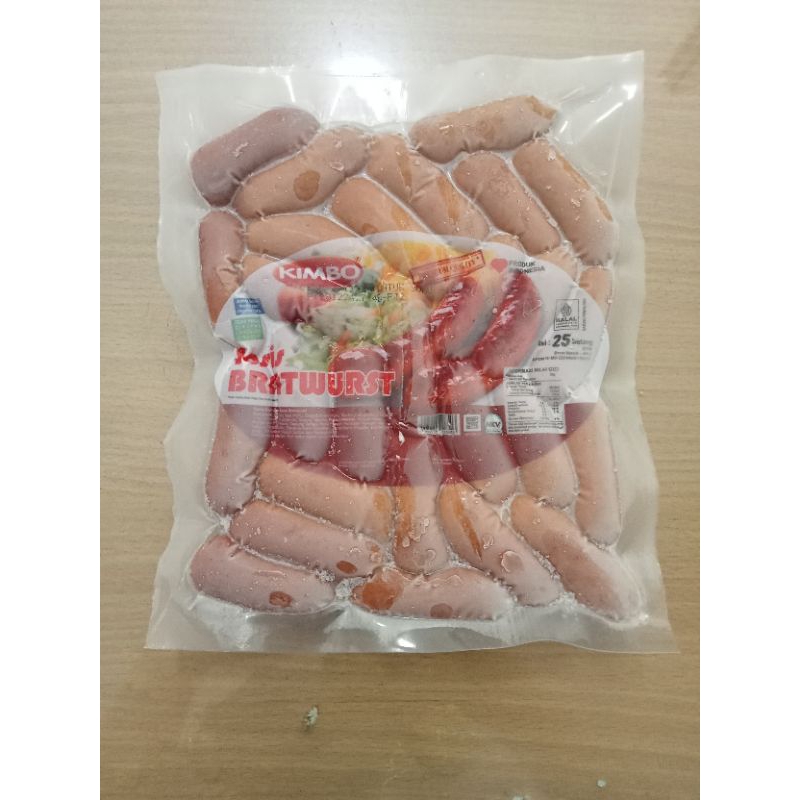 

KIMBO MINI BRATWURST (COCKTAIL) 25S 450GR