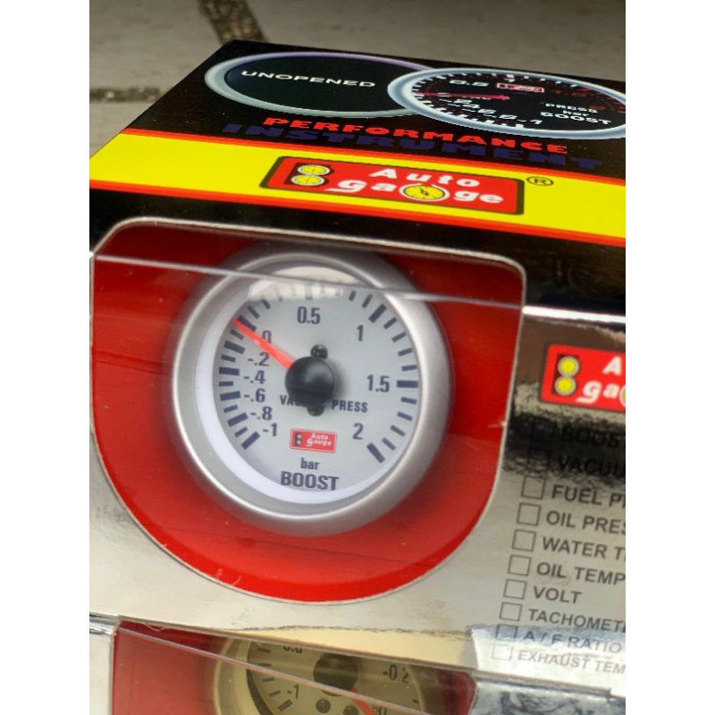 autogauge boost meter