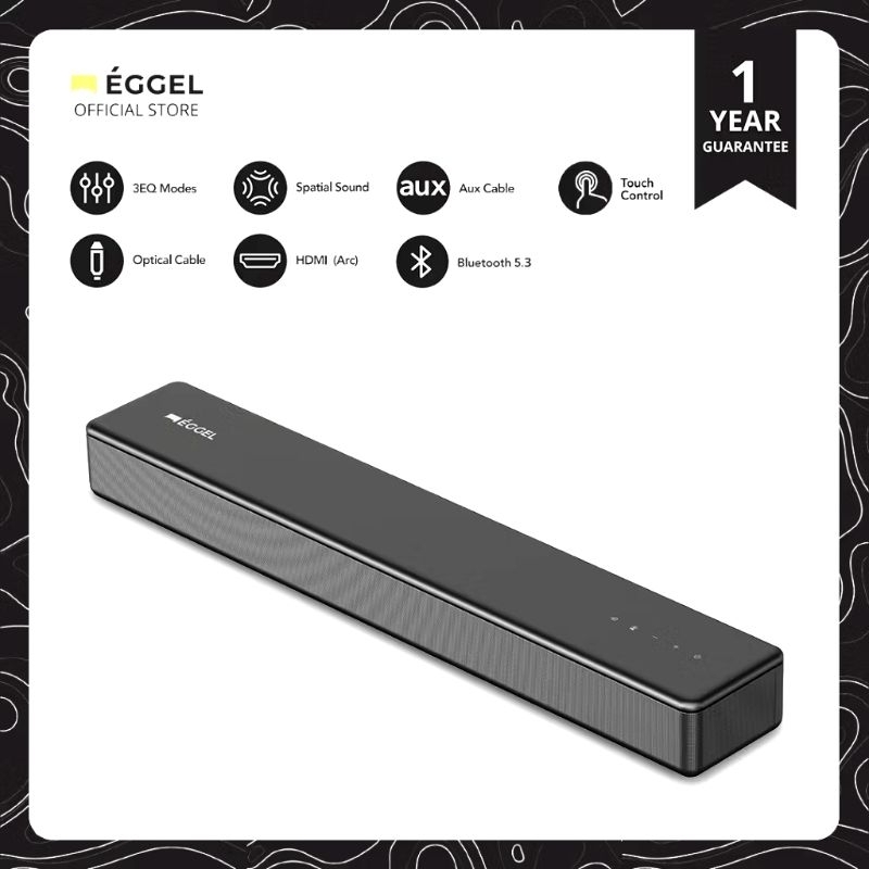 EGGEL stage soundbar / sound bar built in woofer