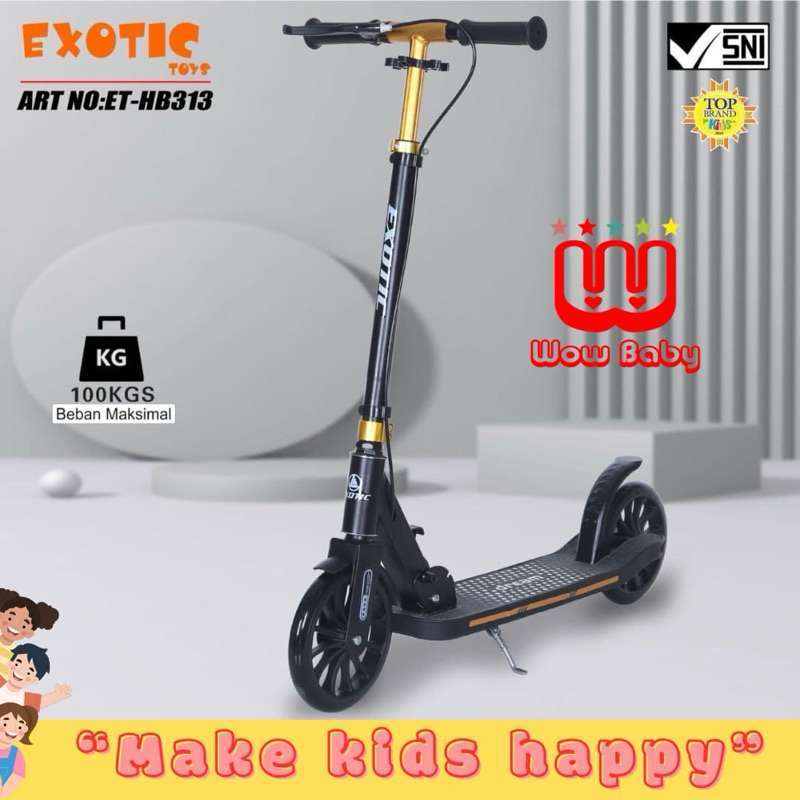 Scooter Exotic St2022 Hb512 313 Scooter Dewasa Muat 100Kg