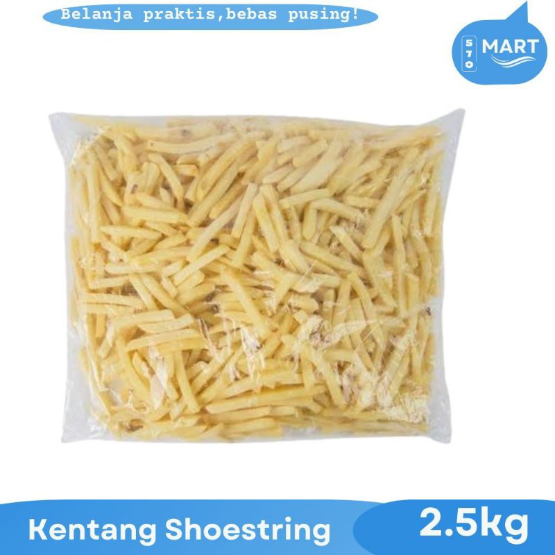 

kentang premium shoestring French fries 2,5kg