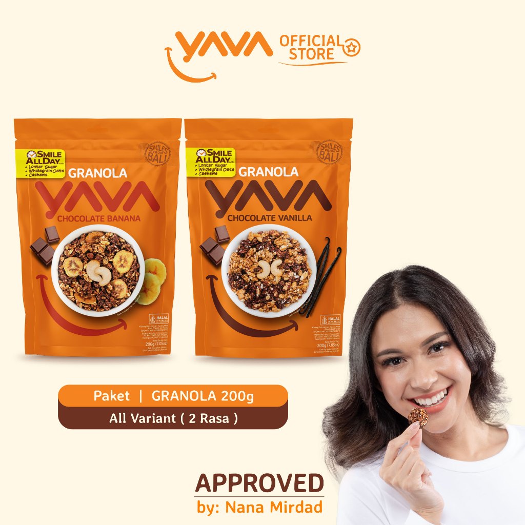 YAVA Paket Granola 2 Rasa (2 x 200g)