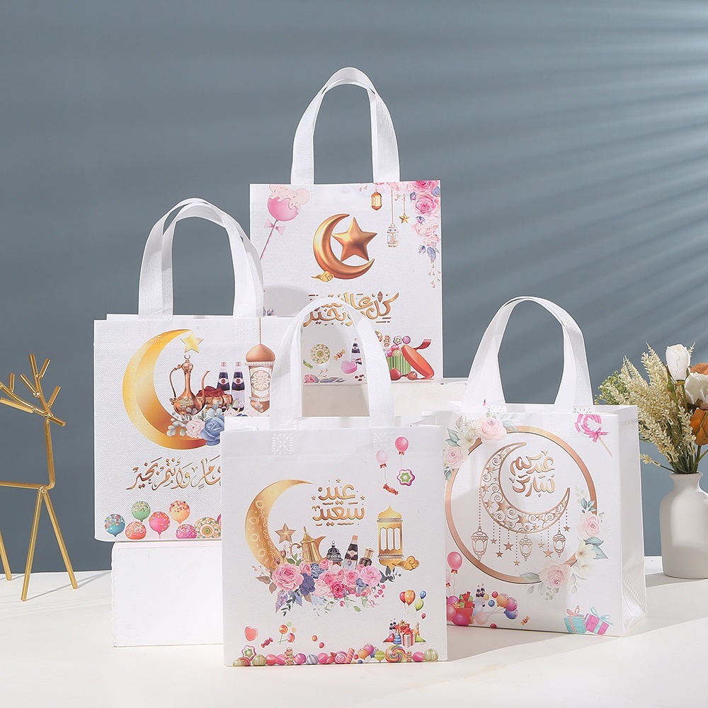 

Satuan- Tas Lebaran Idul Fitri Ramadhan laminating anti air/ non woven- Gift bag non goodiebag souvenir Lebaran