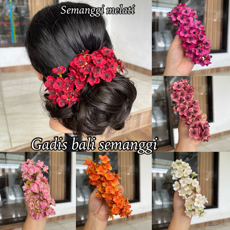 semanggi melati tipe 2/ semanggi kain/ bunga sanggul