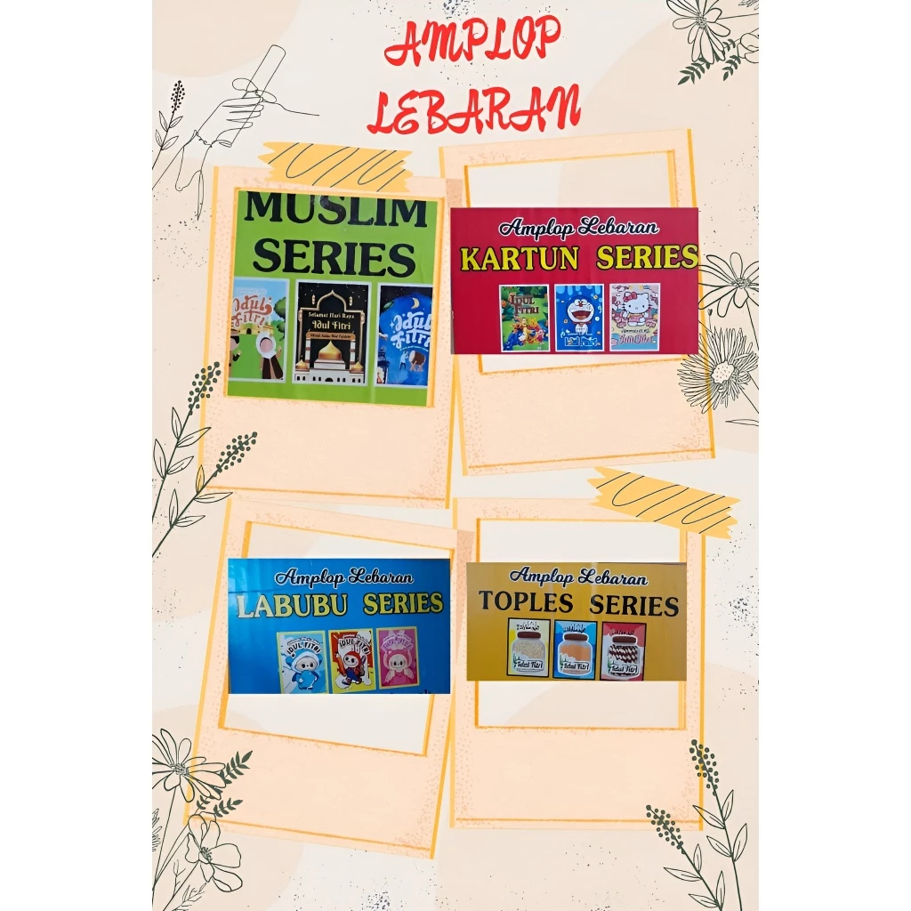 

AMPLOP LEBARAN MIKA ISI 50 LEMBAR / ANGPAO HARI RAYA IDUL FITRI KARTUN LUCU RAMADHAN 2025 bisa COD