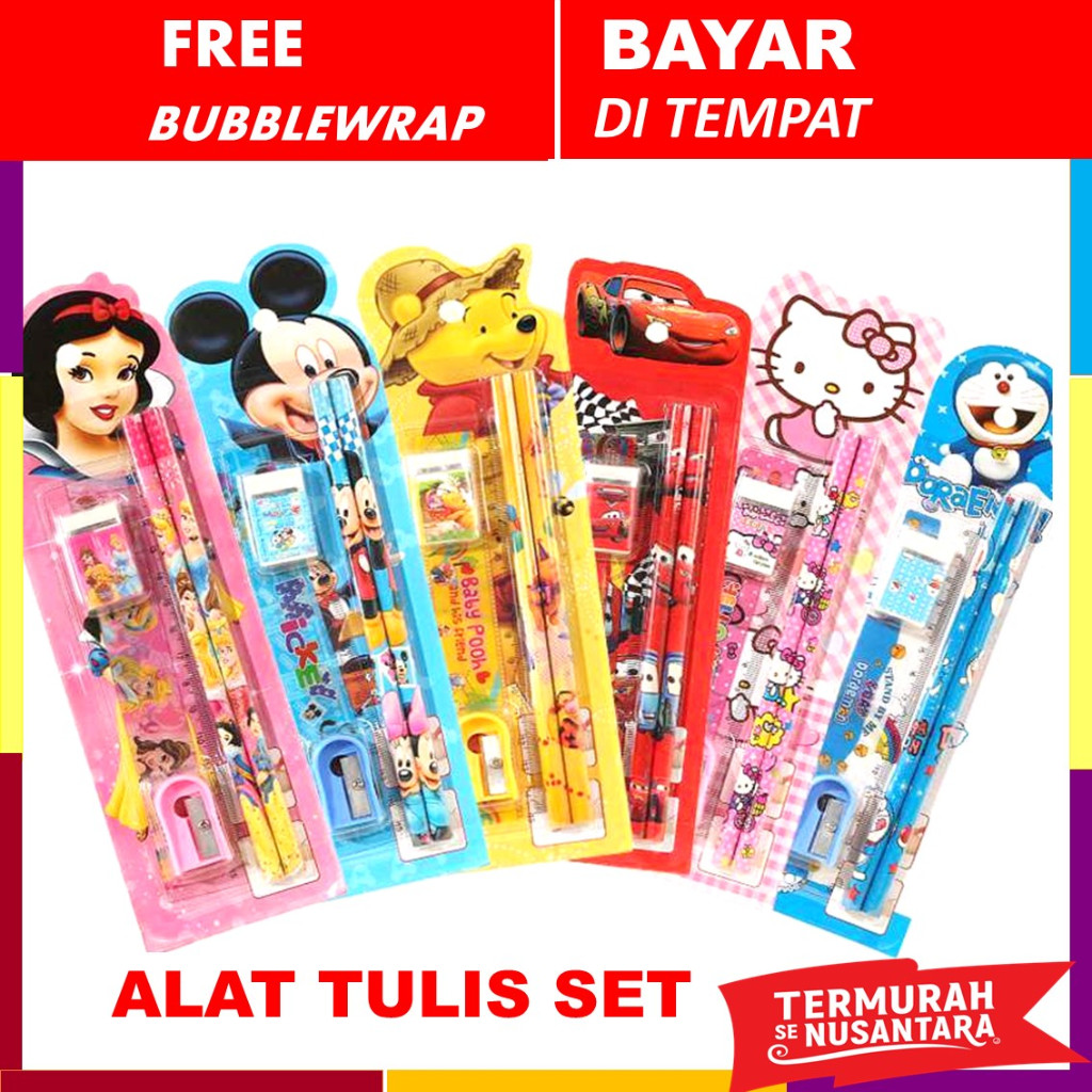 alat tulis sekolah lengkap 1 set sekola paud sd smp tk perlengkapan alat atk sekolah lengkap harga g
