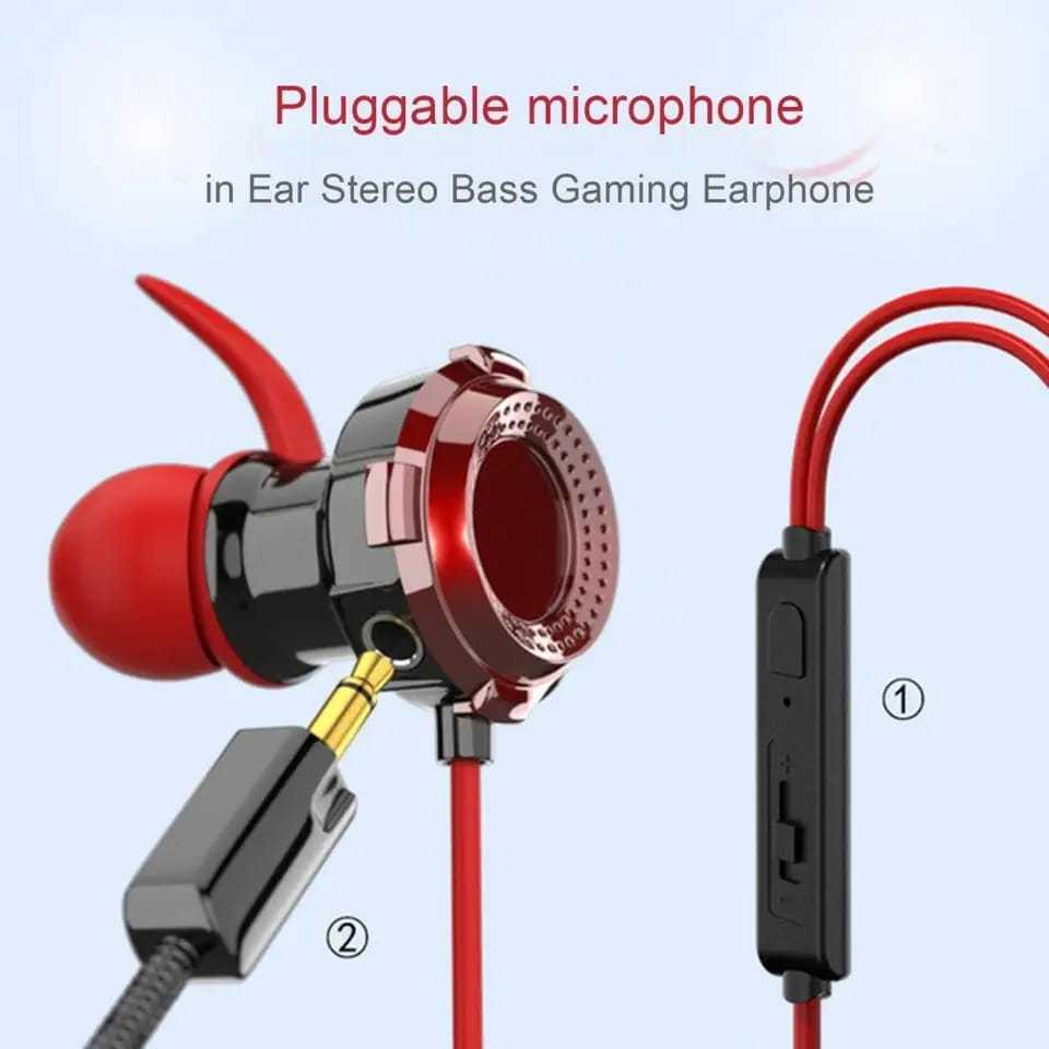 XG120 Headset Gaming Kabel Mic 3.5mm Earphone Stereo Bass HP Laptop Musik Game