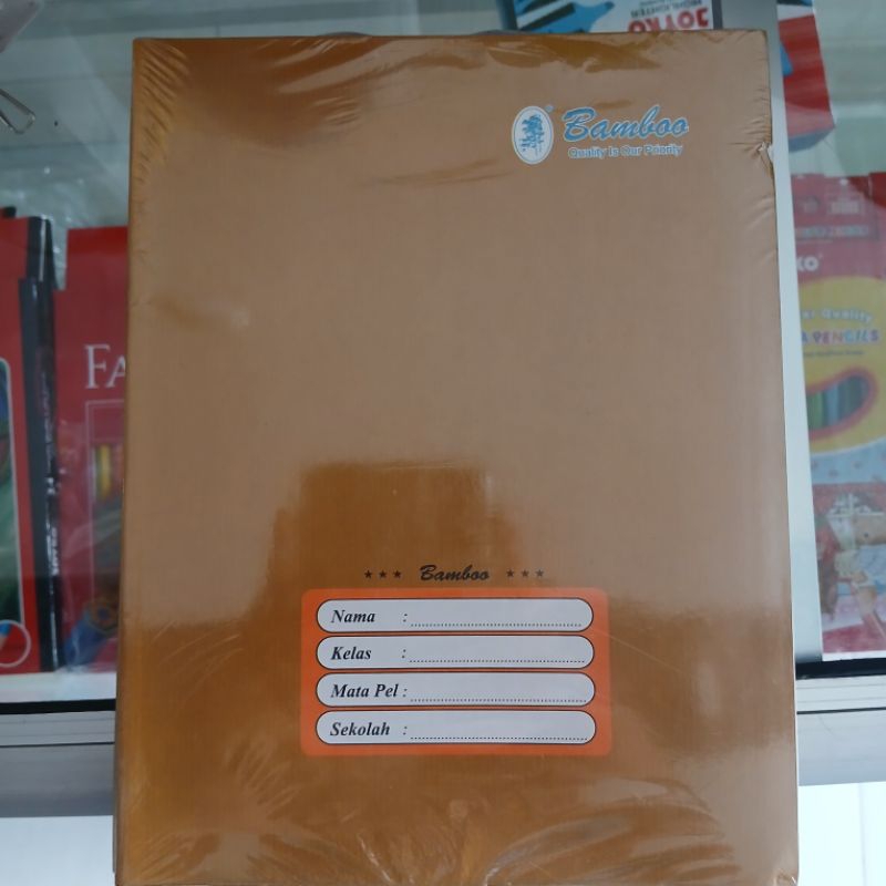 

(1 PACK: 10 BUKU) Buku Tulis murah BAMBOO Isi 38 Lembar Buku Tulis