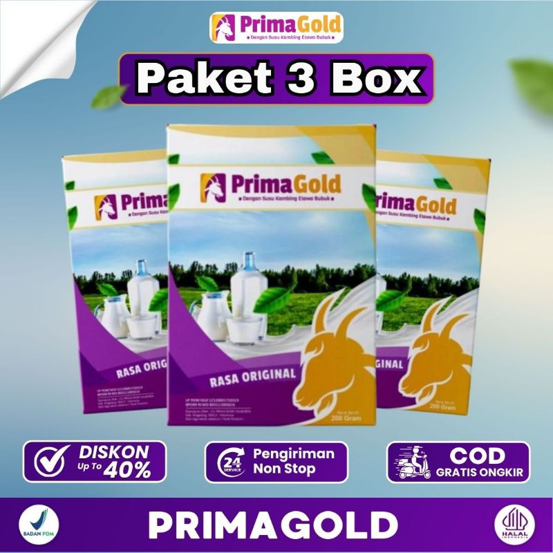 

PAKET HEMAT 3 BOX SUSU KAMBING ETAWA BUBUK PRIMAGOLD / GOLDENGOAT / SIGOAT ALAMI MURAH ORIGINAL UNTUK ATASI NYERI TULANG PUNGGUNG SENDI ASAM URAT PEGAL LINU SYARAF KEJEPIT ASMA SESAK NAFAS BATUK MENAHUN PARU-PARU NYERI DADA