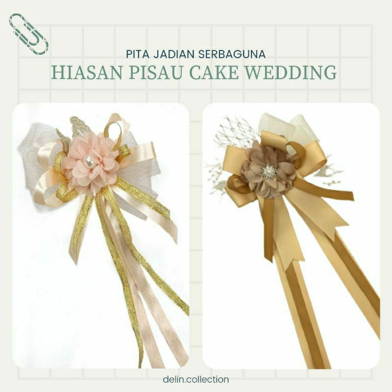 

HIASAN PISAU CAKE WEDDING /PITA JADIAN SERBAGUNA