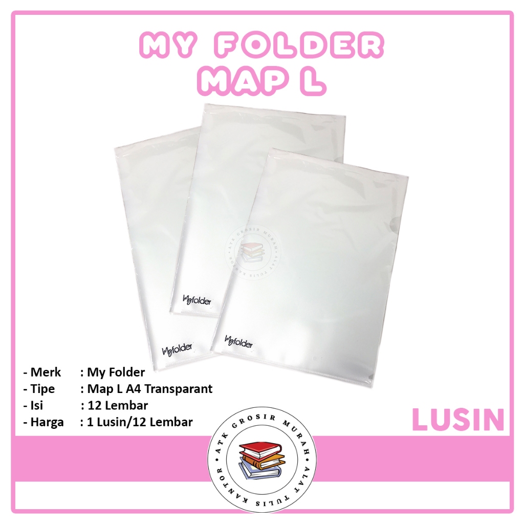 

MY FOLDER - Map L A4 Bertekstur Kulit Jeruk - Lusin