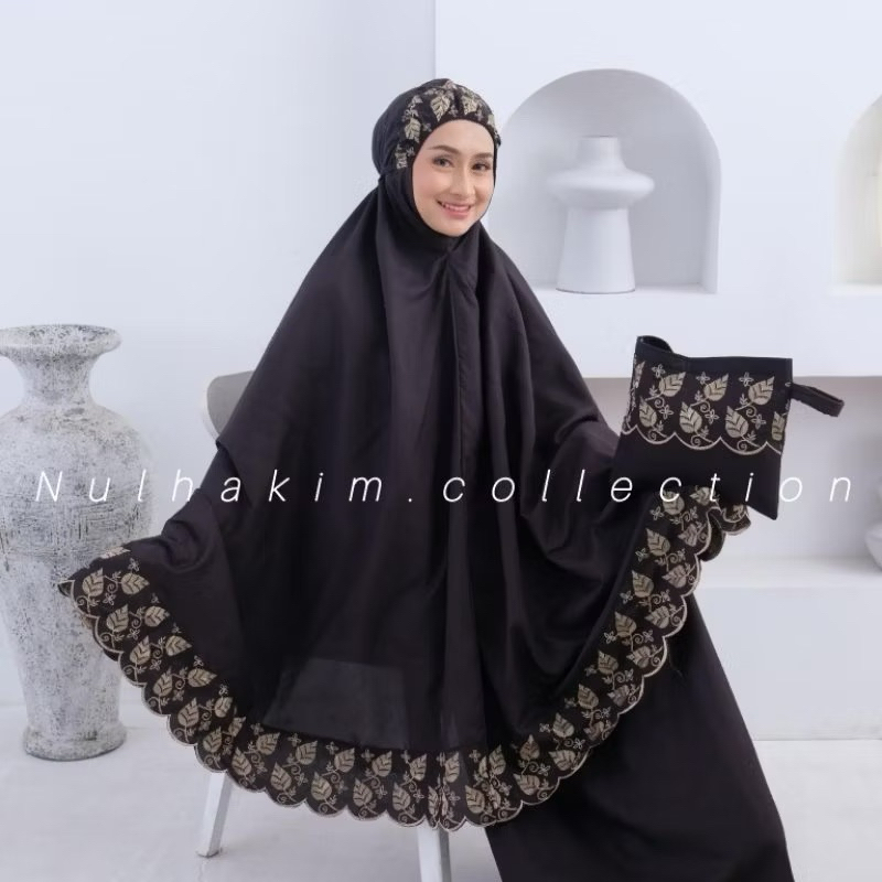 MUKENAH KHADIJAH TANPA TAS REALPICT BAHAN PREMIUM Mukena Dewasa Khodijah Mukenah Khadijah Jumbo Prem