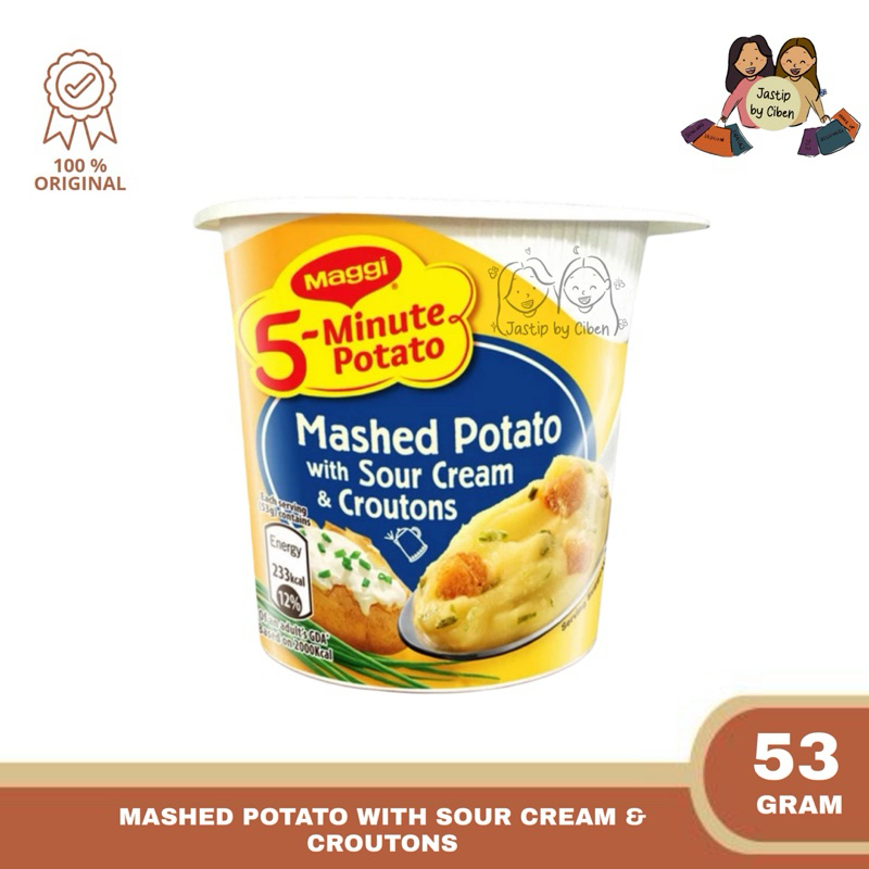 

READY STOCK - Maggie 5-Minute Instan Mashed Potato & Pasta