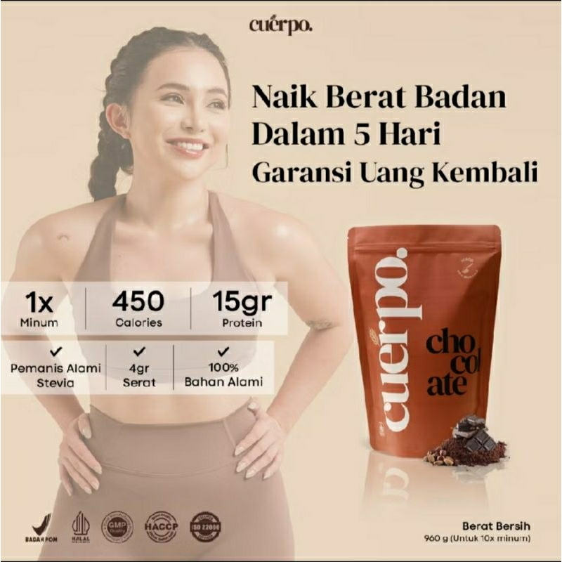 

Cuerpo Susu Tinggi Kalori & Protein 960 Gram