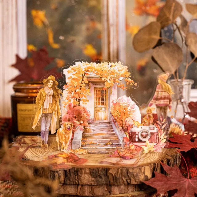 

25 sheets per pack sticker pack Writing for Autumn Journal Series