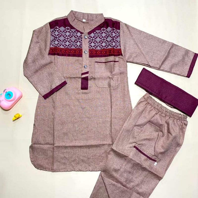 KOKO PAKISTAN ANAK BAHAN KATUN BORDIR