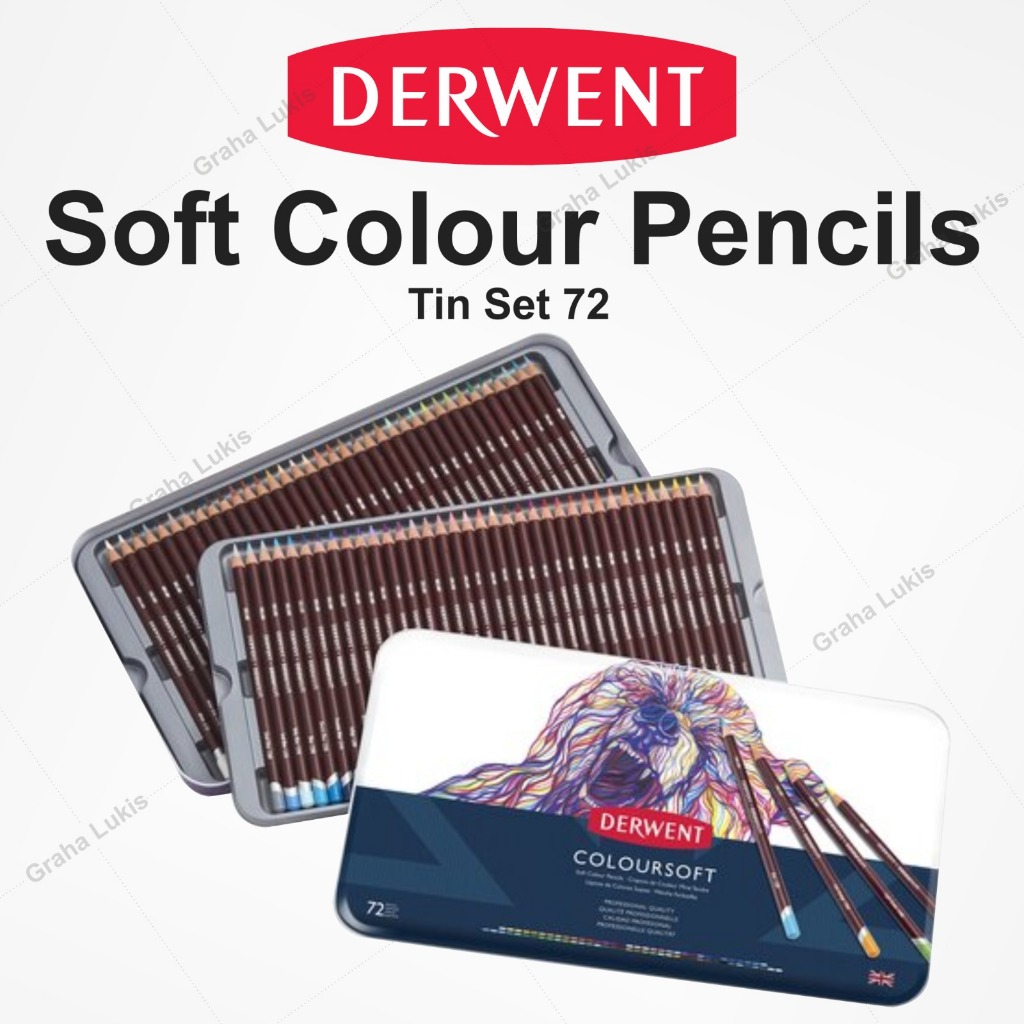 

Derwent Coloursoft Pencils Colour Set 72 - Pensil Warna