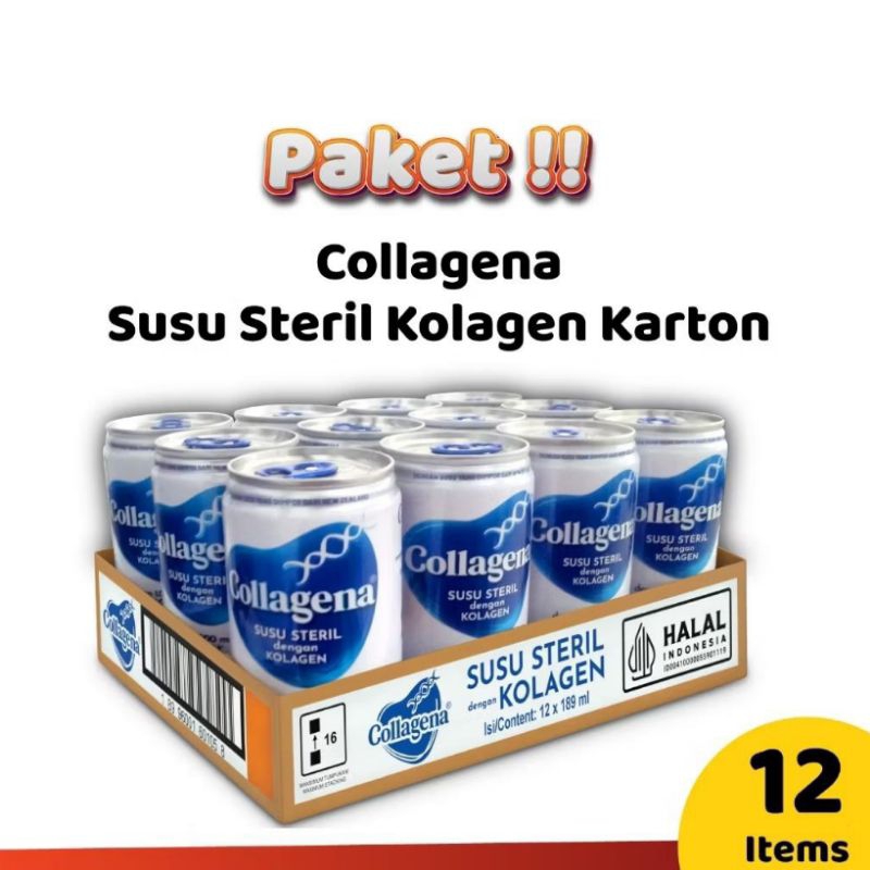 

Collagena Susu Steril dengan Kolagen 189 ml @12 pcs (ED 2025)