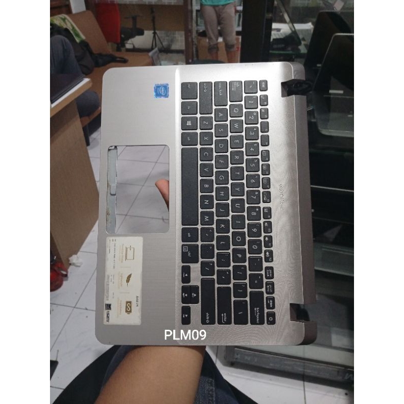 [GREY] Palmrest Asus A407M copotan original unit normal [SECOND]