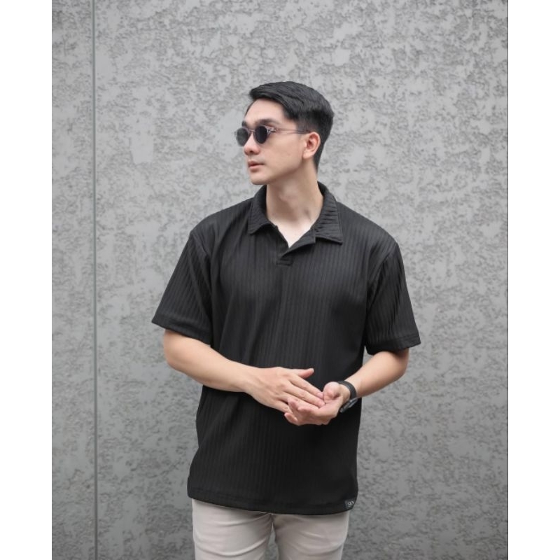 Polo Shirt Pria / Kaos Polo Knit Kerah / Baju Polo Berkerah Motif Pria Premium